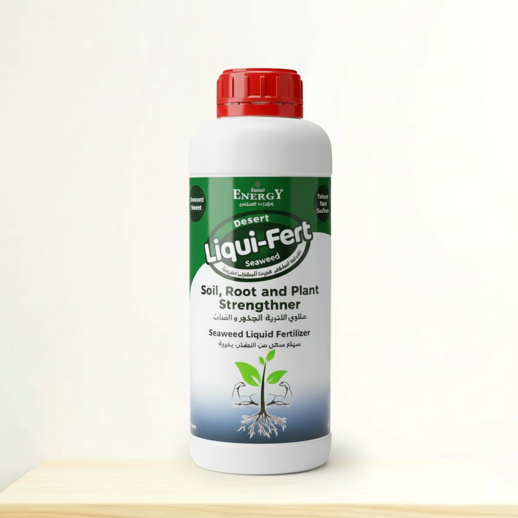 Desert Energy Liqui-Fert “Seaweed” Soil, Root and Plant Strengthning Liquid Fertilizer 1L