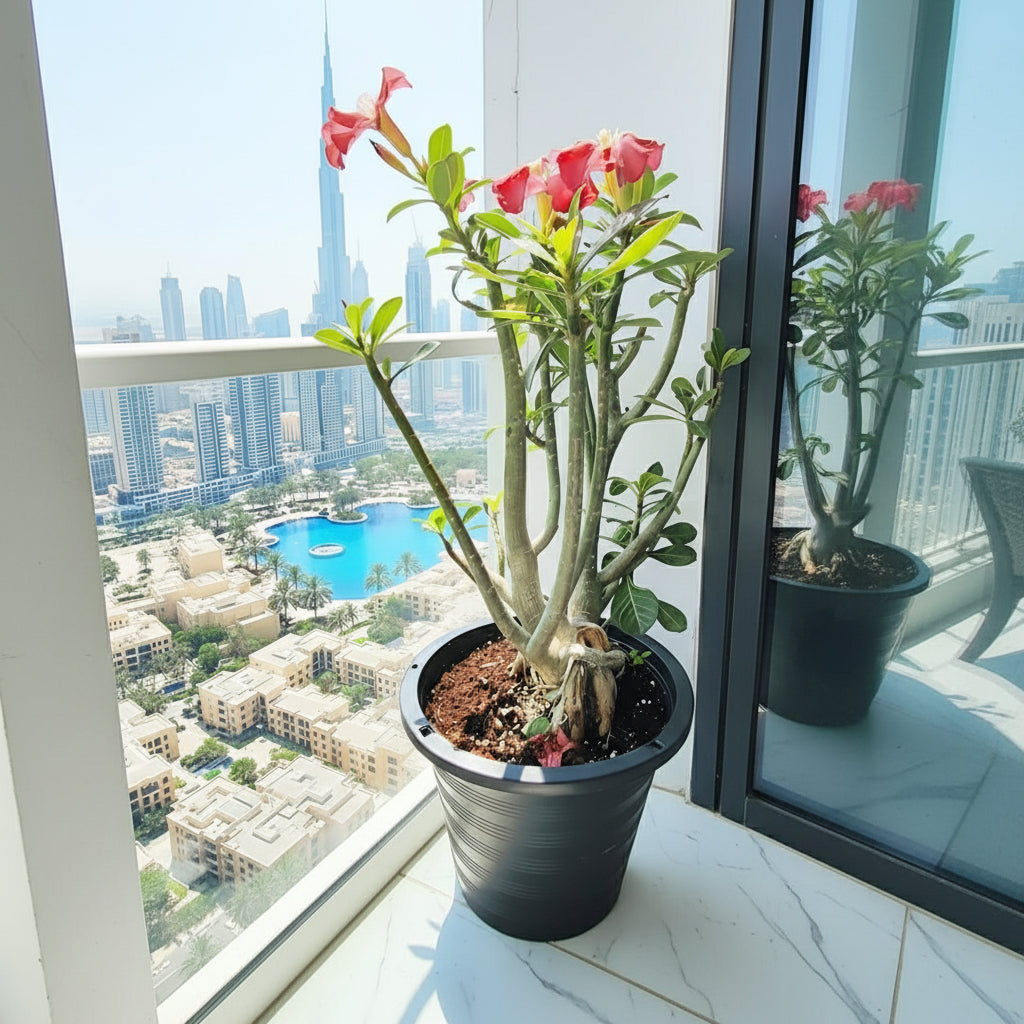 Adenium Obesum Or Desert Rose وردة الصحراء - Greensouq -