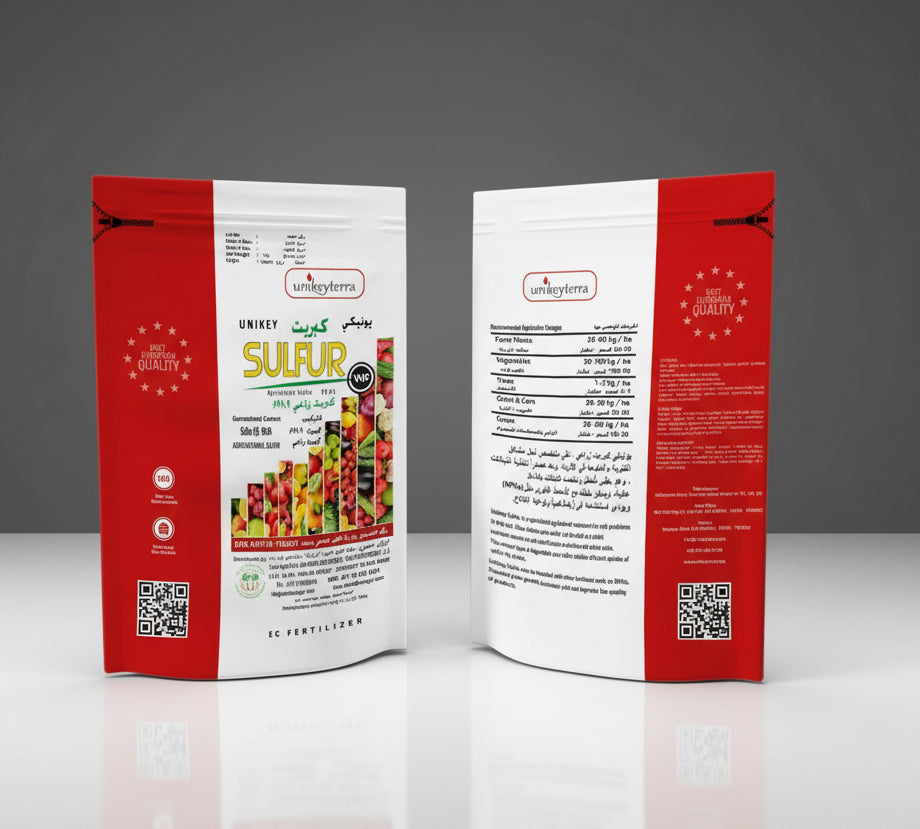 Agriculture Sulfur 99.9 % "Unikey EC Fertilizer" 1kg - Greensouq -