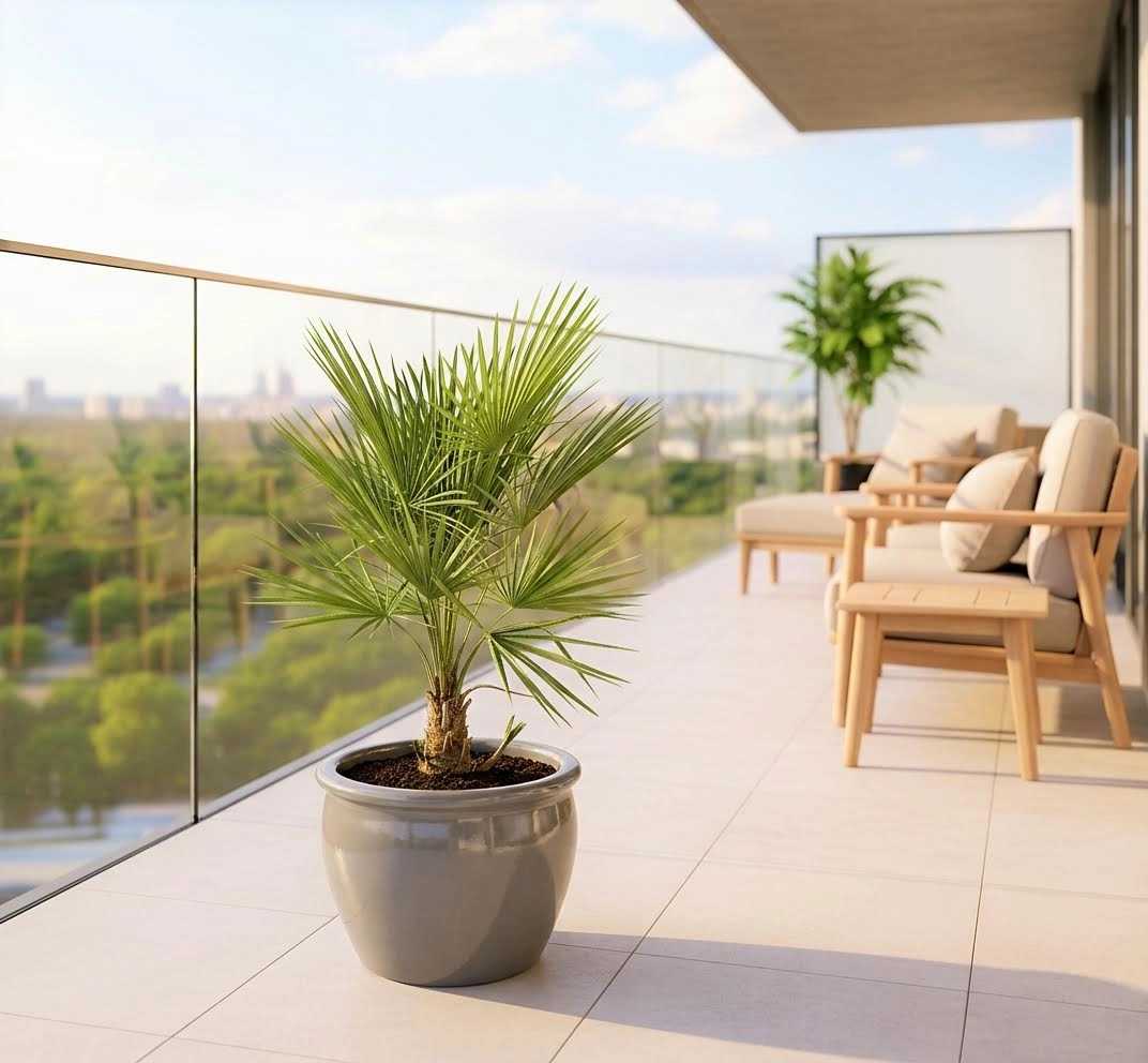 Chamaerops humilis cerifera / European Fan Palm - Greensouq -