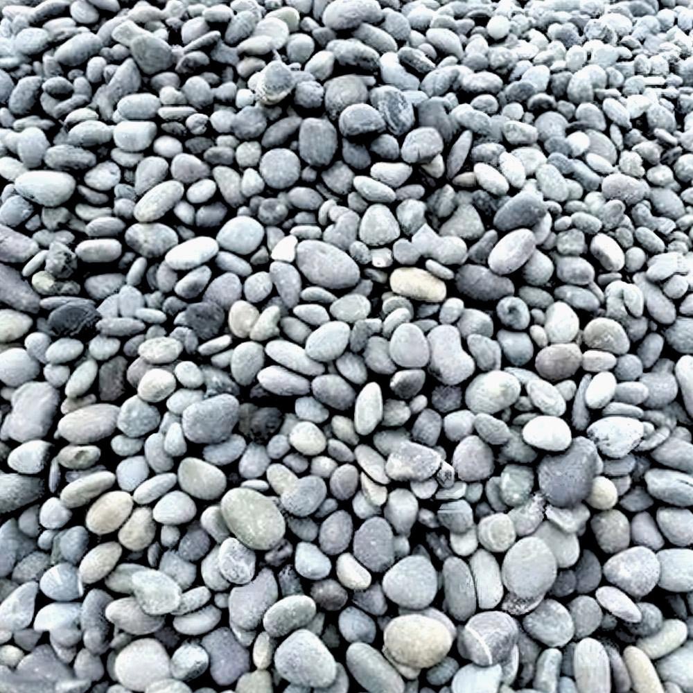 Gray River Pebbles "Natural Garden Material" - Greensouq -