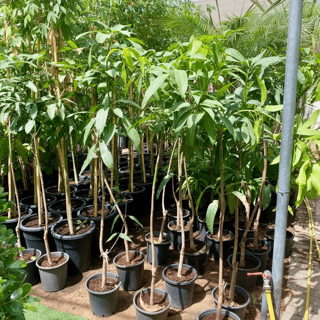 Mango Plant "Sindhri Pakistan" One of The World's Best Mangoes 1.4 - 1.6m - Greensouq -