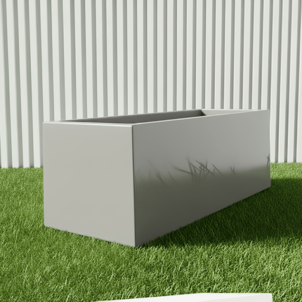 Rectangular Planter All Sizes/ GRP Pot Modern Durable Outdoor Planter Box - Greensouq -