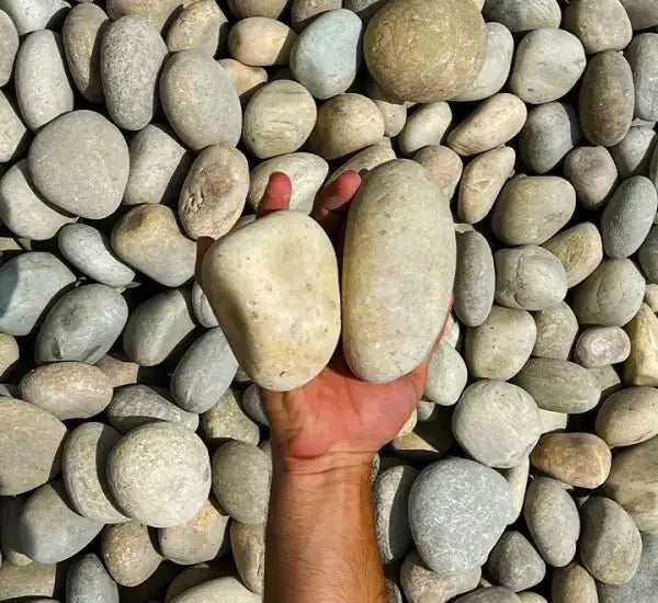 River Stone | Large River Pebbles "Natural Garden Material" - Greensouq -