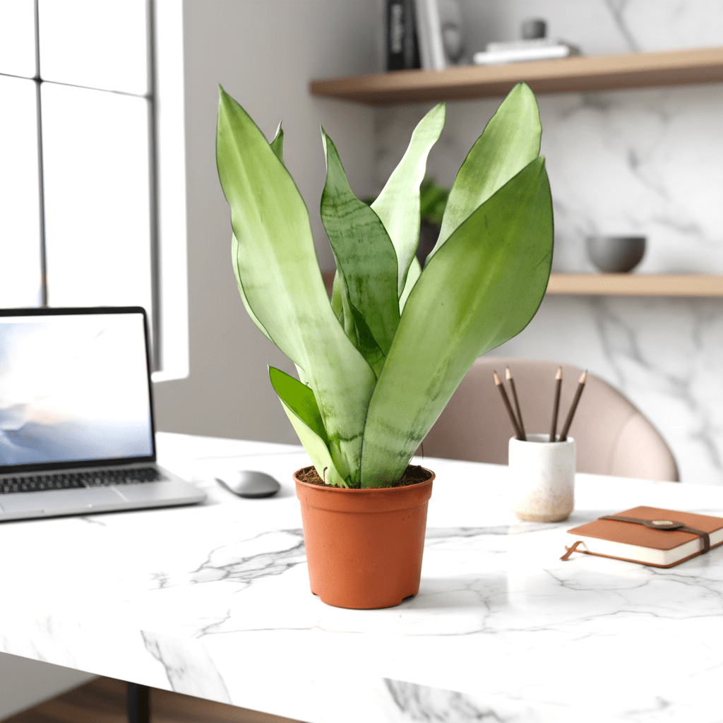 Sansevieria Trifasciata 'Moonshine' or Superba 20 - 30 cm - Greensouq -
