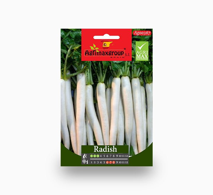 Agrimax White Radish Seeds - Greensouq -