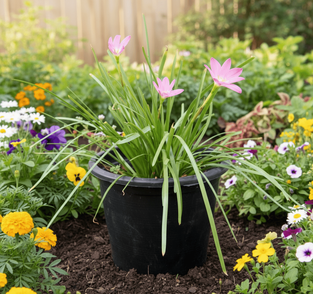 Zephyranthes Grandiflora | Pink Rain Lily | Zephyr lily 6Ltr pot - Greensouq -