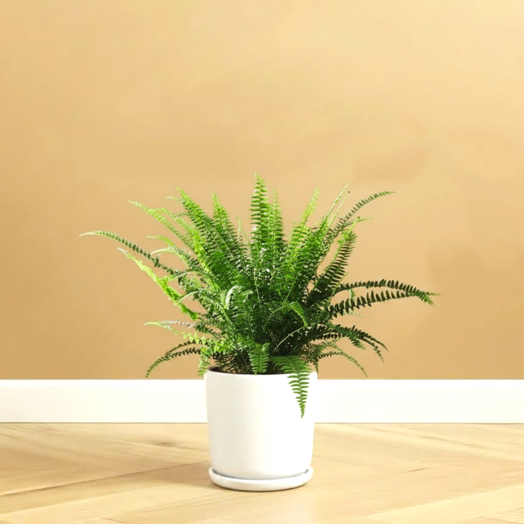 Nephrolepis exaltata "Green Lady", Boston Fern or Sword Fern