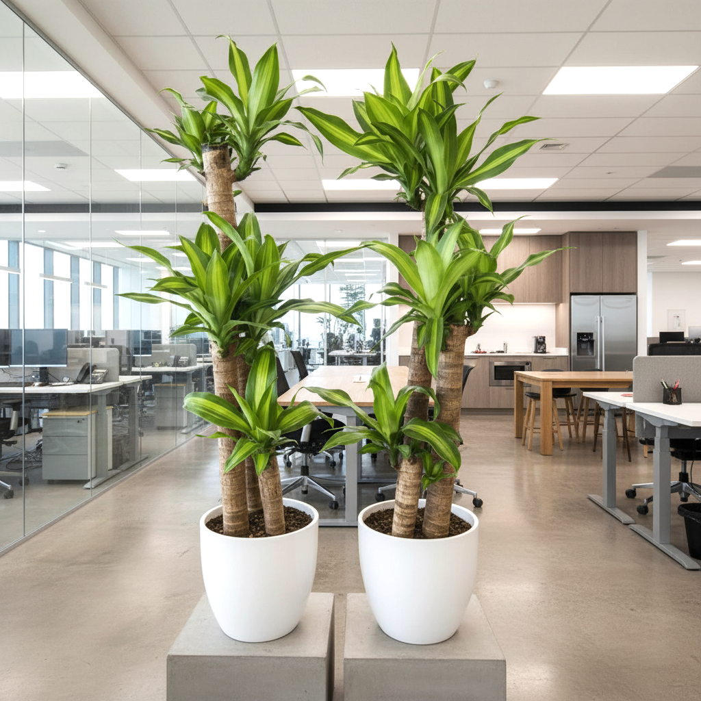 Dracaena Massangeana Bundle (2xDracaena Massangeana 90-100cm)