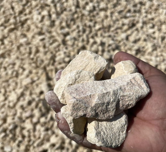 Beige Gravel 4 - 8cm 20kg Bag - Greensouq - 