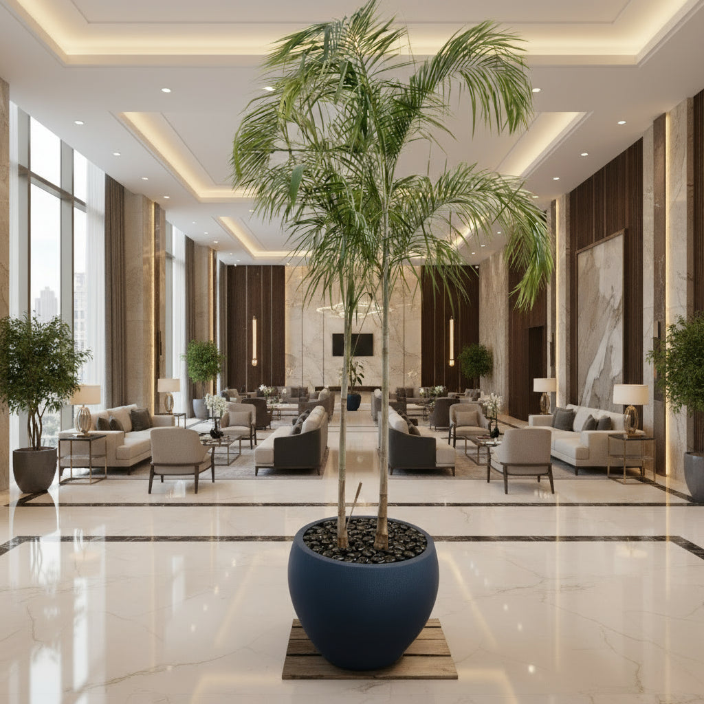 Carpentaria Acuminata "Carpentaria Palm" Multi Trunk 2.5 - 3.0m in Fiber Pot - Greensouq - 