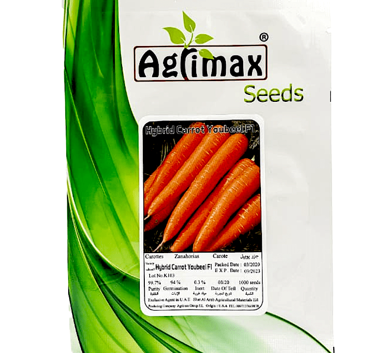 Carrot Seeds | Carrot Vegetable Seeds "Youbeel F1 Hybrid" - Greensouq -