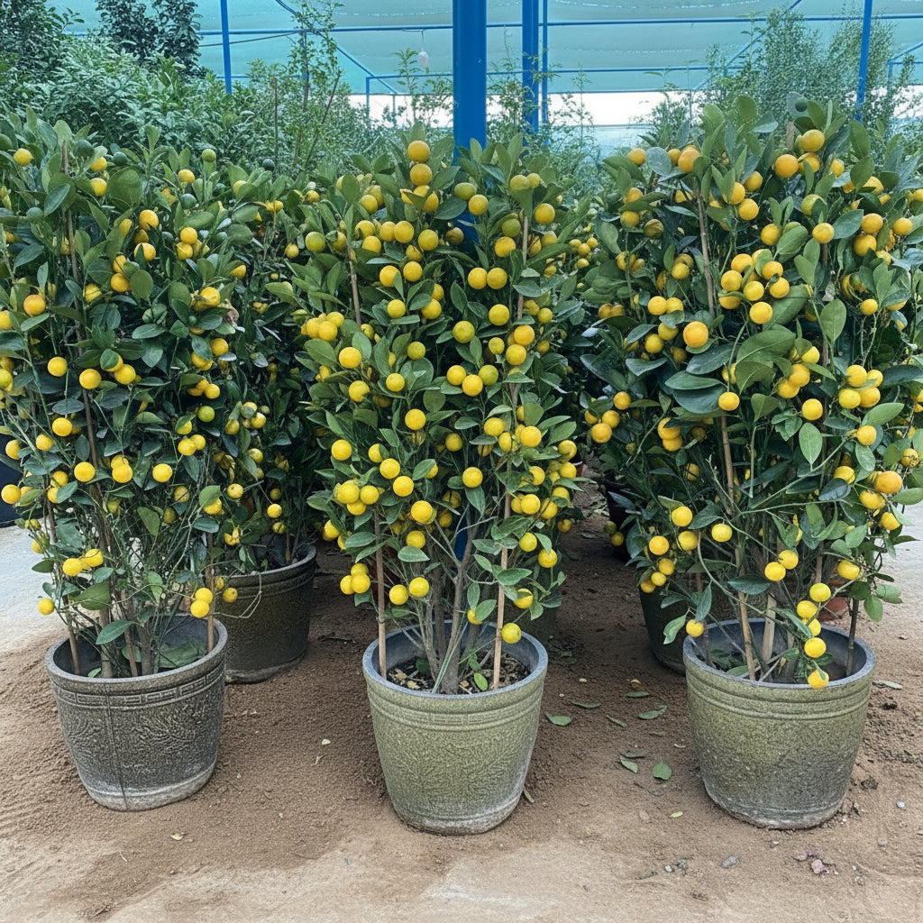 Citrus mitis or Chinese Orange Tree "1.3m - 1.5m" البرتقال الصيني - Greensouq -