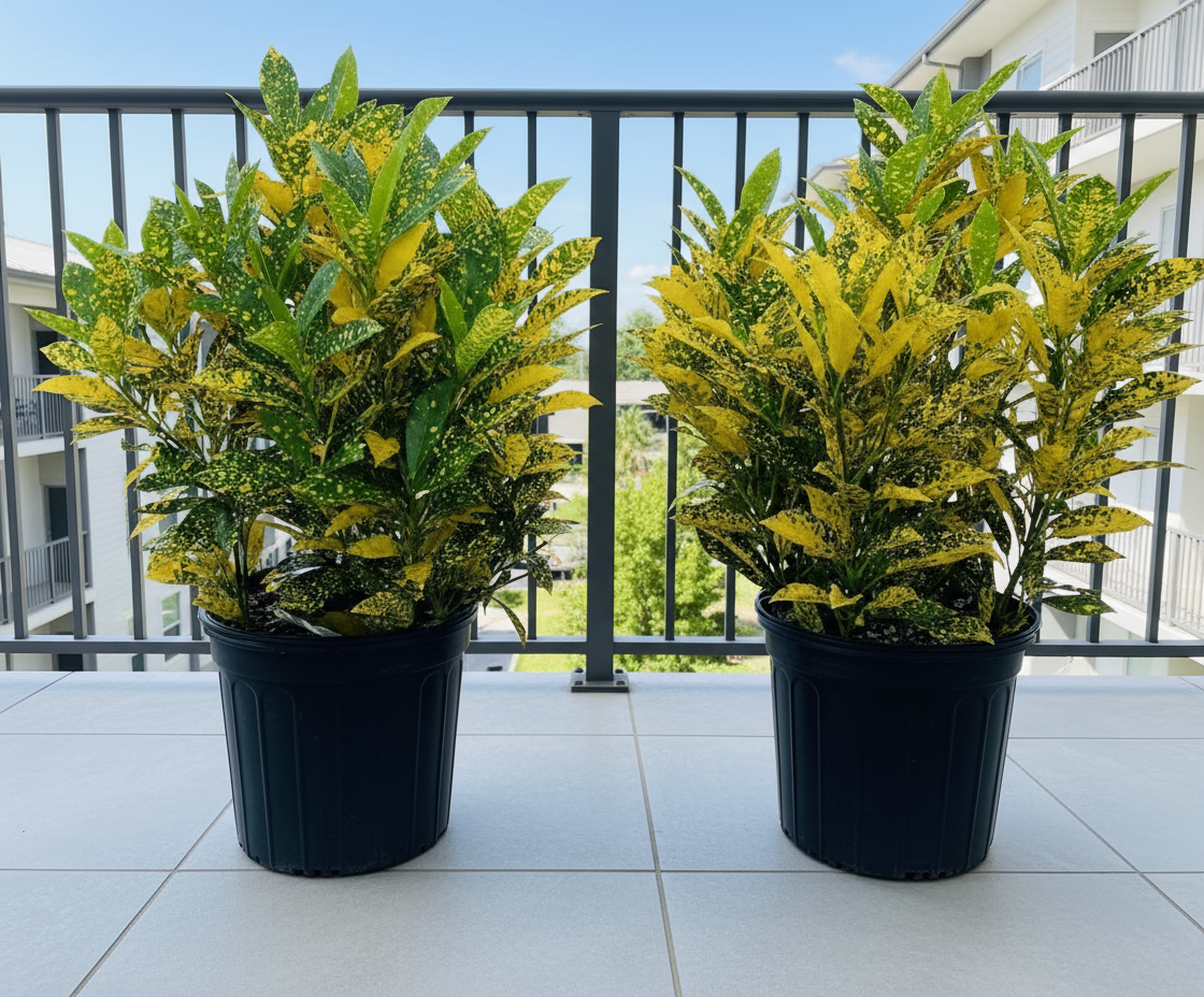 Croton Gold Dust "Codiaeum Variegated Gold Dust" 0.4 - 0.5m - Greensouq - 