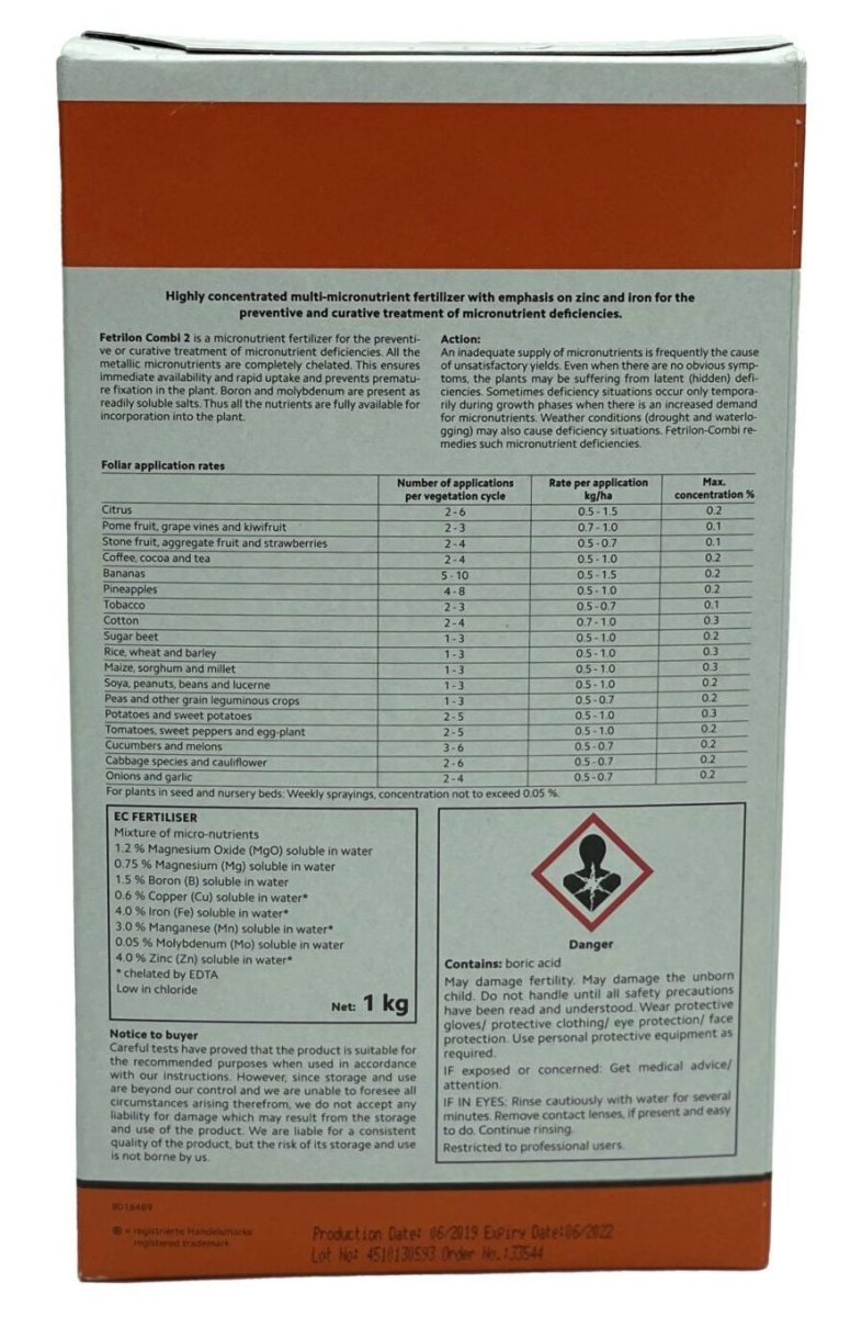 Fetrilon Combi 2 "Compo Expert Fertilizer 1kg - Greensouq -