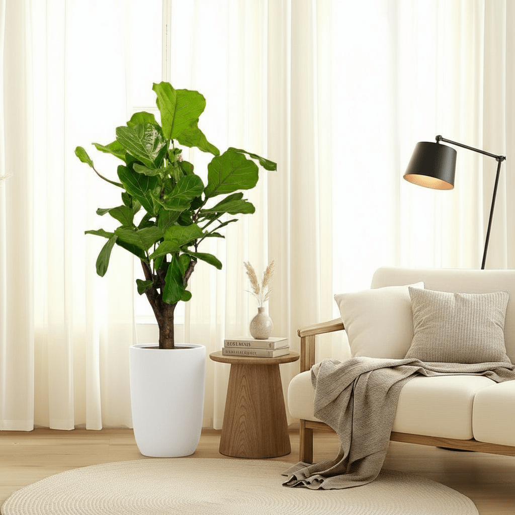 Branched Fig | Ficus Lyrata Branched "Fiddle Leaf Fig" 1.2 - 1.5m - Greensouq -