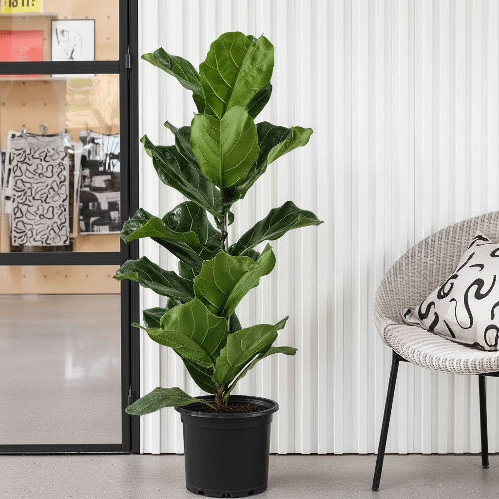 Ficus Lyrata or Fiddle Leaf Fig - Greensouq - 