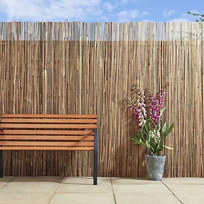 Garden Bamboo Reed Privacy Fence, durable outdoor privacy, balcony privacy fence, boundry privacy fence - Greensouq - 