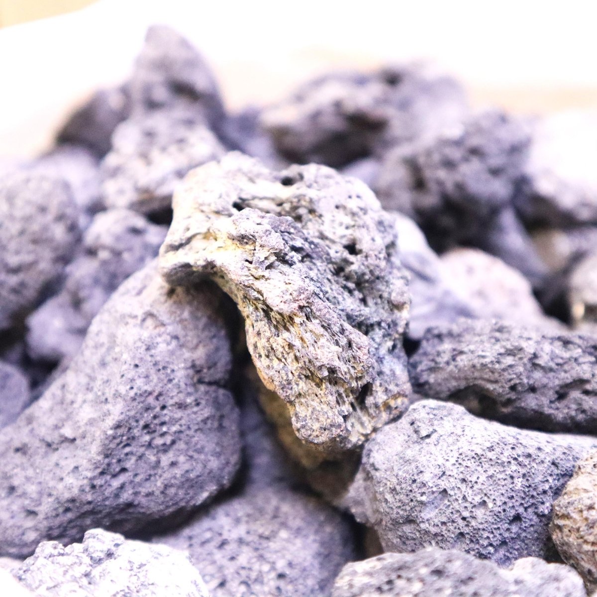 Gray Lava Stones - Natural Decorative Stone (3 - 5cm) 10kg - Greensouq - 
