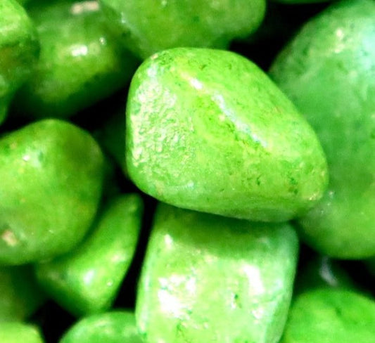 Green Aquarium Pebbles | Decorative Painted Pebbles "Aquarium" 10 - 15mm - Greensouq -