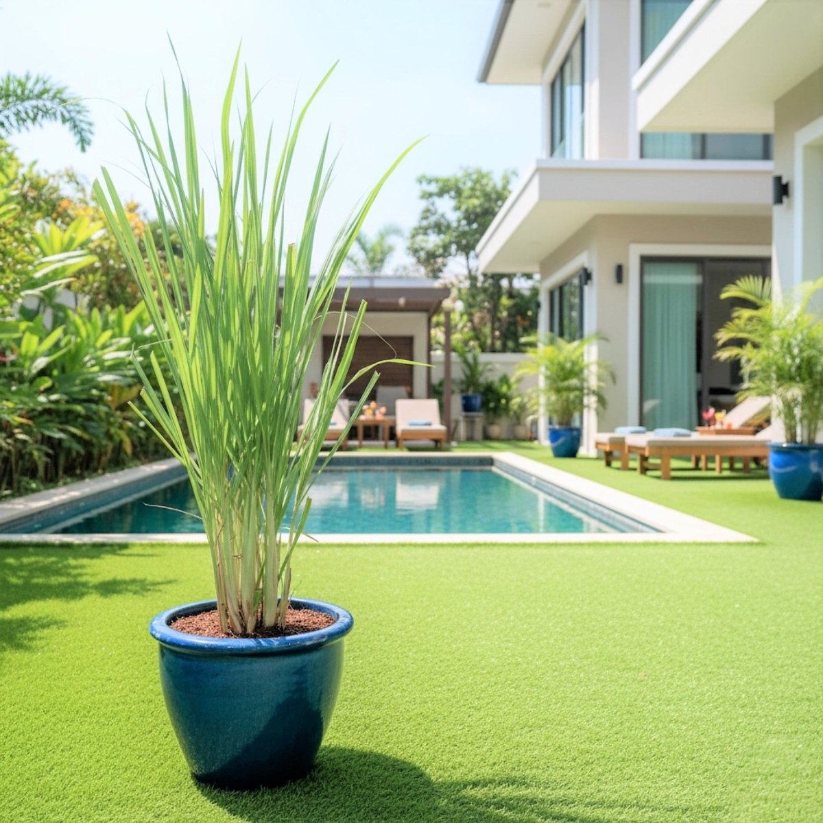 Lemon Grass / Citronella or Cymbopogon Citratus 40 - 60cm عشبة ليمون. - Greensouq - 