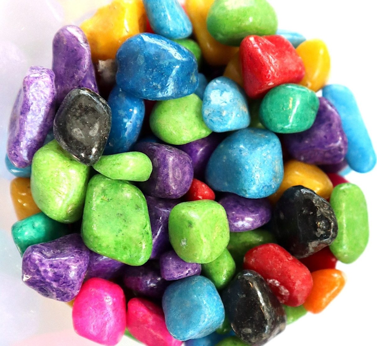 Mix Color Aquarium Pebbles | Decorative Painted Stones "Aquarium" 10 - 15mm - Greensouq -