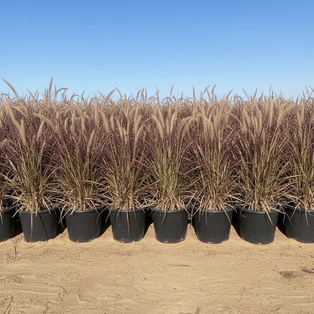 Pennisetum Rubrum (Purple Fountain Grass, African Fountain Grass, Tender Fountain Grass) - Greensouq - 