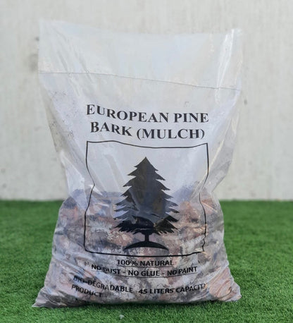 Pine Bark Mulch - 45Ltr Bag (7KG) - Greensouq - 