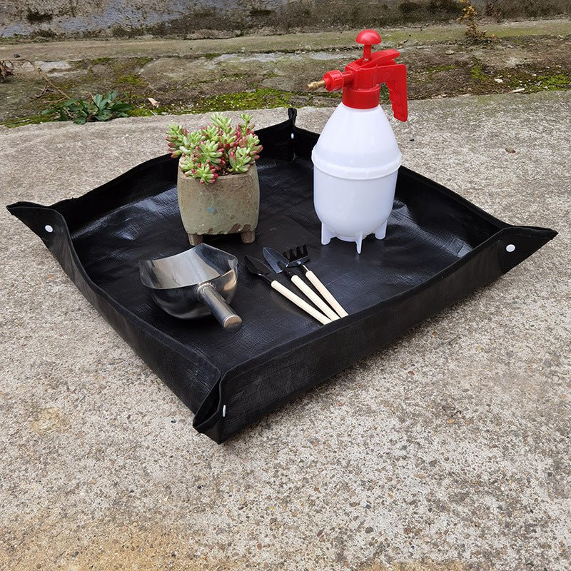 Plants Repotting Mat | Foldable Gardening Mat 65x65cm Easy Gardening| Plants repotting mat - Greensouq - 