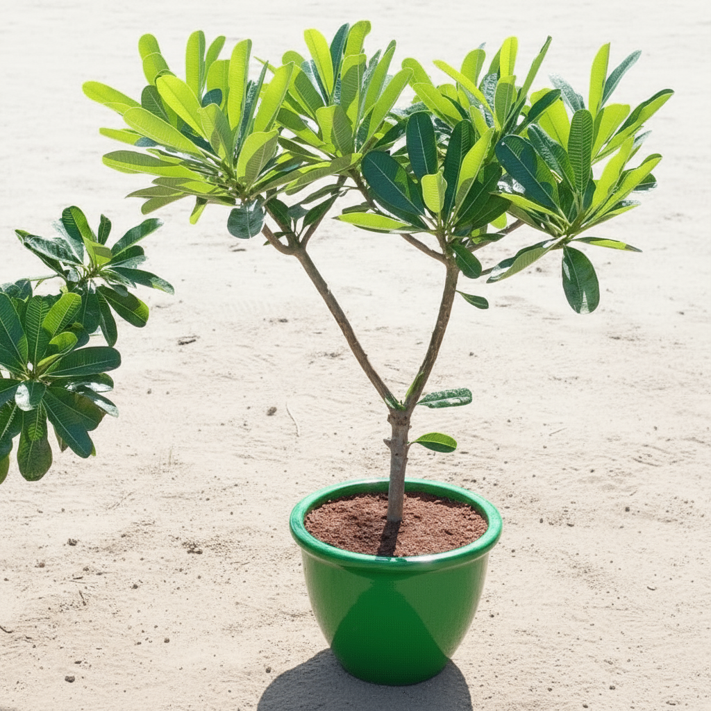 Plumeria Obtusa "Frangipani, The Temple Tree or Champa" - Greensouq - 