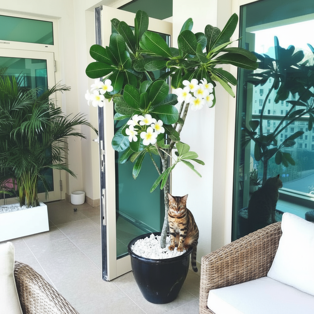 Plumeria Obtusa "Frangipani, The Temple Tree or Champa"
