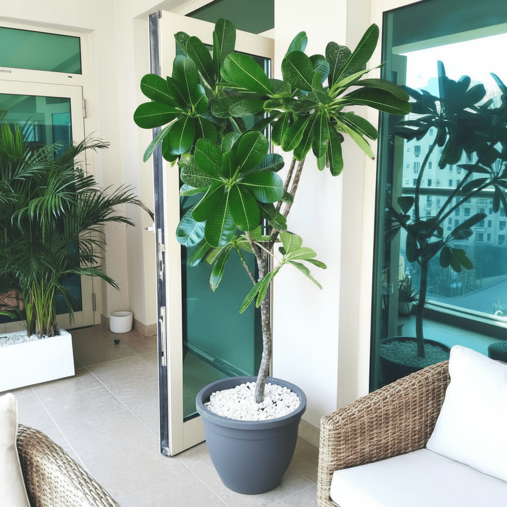 Plumeria Obtusa "Frangipani, The Temple Tree or Champa" - Greensouq - 