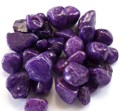 Purple Aquarium Pebbles | Purple Decorative Painted Pebbles "Aquarium" 10 - 15mm - Greensouq -