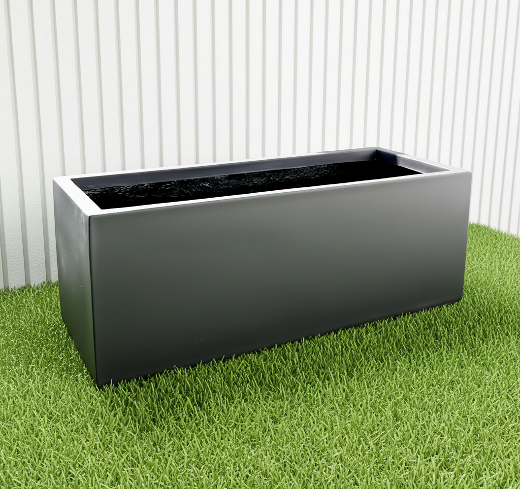 Rectangular Planter / GRP Pot Different Sizes Modern Durable Outdoor Planter Box - Greensouq -