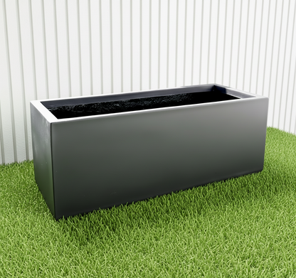 Rectangular Planter / GRP Pot Different Sizes Modern Durable Outdoor Planter Box - Greensouq -