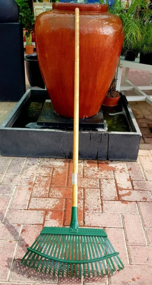 Steel Garden rake with wooden handle - Greensouq - 
