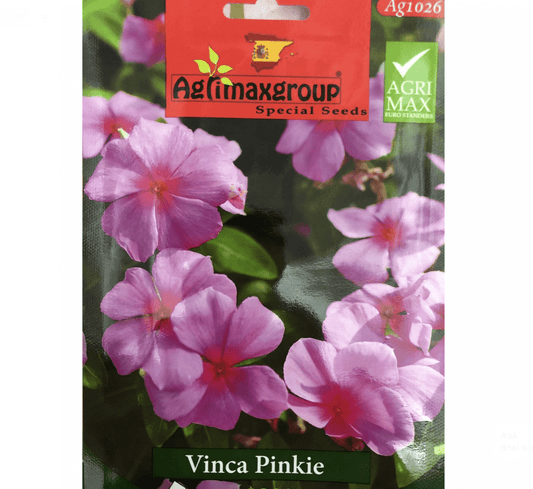 Vinca Pinkie Flower Seeds by Agrimax Spain - Greensouq - 