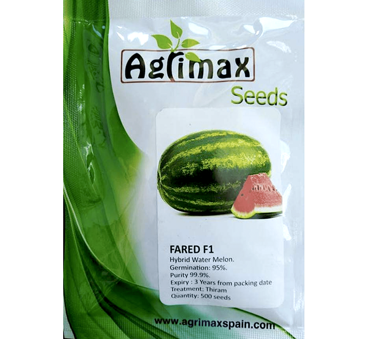Hybrid Watermelon Seeds "Fared F1 Hybrid" by Agrimax 500 seeds - Greensouq -