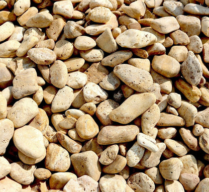Yellow River Stones Yellow Forest River Stone "Natural Garden Material" - Greensouq -