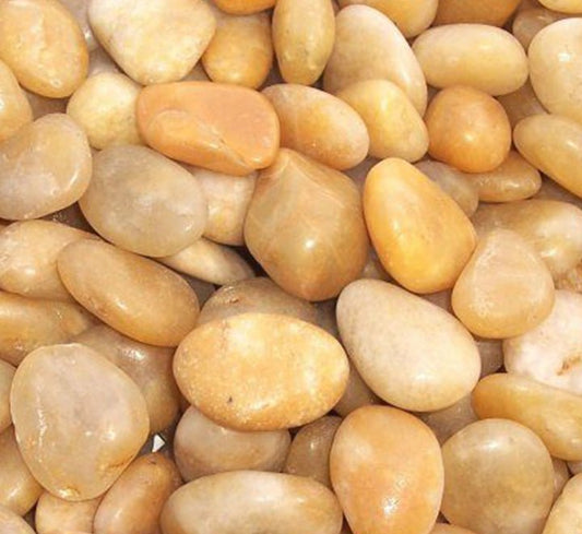 Yellow pebbles 3 - 5 cm - Greensouq - 